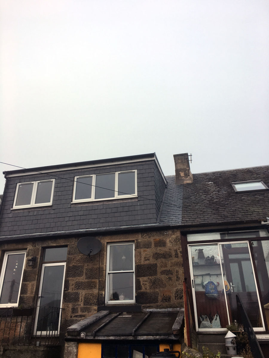 flat roof dormer extension, Dunfermline