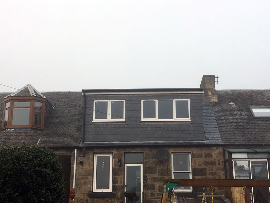 flat roof dormer extension, Dunfermline